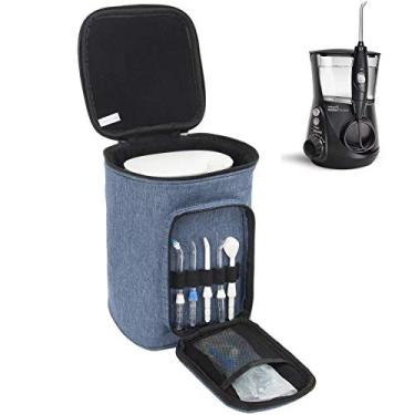 Imagem de PACMAXI Carrying Bag for Waterpik Water Flosser, Portable Storage Bag for Water Flosser and Accessories Suitable for Travelling, Trips, Camping (Dark Blue)