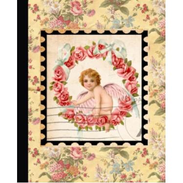 Imagem de Série Vintage Dia dos Namorados nº 4 - Caderno de composição: Diário rosa