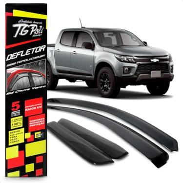 Imagem de Calha Chuva Defletor Slim Trail Blazer 4 Portas 2015 2016 2017 2018 2019 2020 2021 2022 2023 Fumê