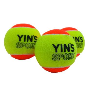 Imagem de Bola De Beach Tennis Yins Sport Kit Com 3 Bolinhas Ys37064