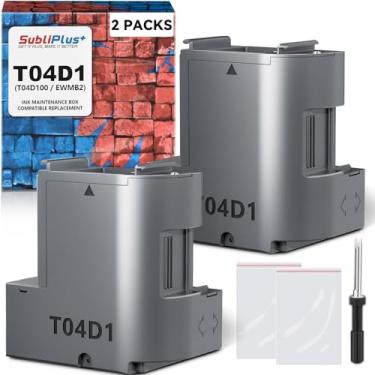 Imagem de SubliPlus+ Substituição da caixa de manutenção de tinta T04D1/T04D100 para ET-3750 ET-15000 ET-4760 ET-3760 XP-5100 ET-3850 ET-4850 WF-2860 ET-3710 ET-5150 ET-3850 30 ET- M1000 ST-3000 ET-M2170 etc.