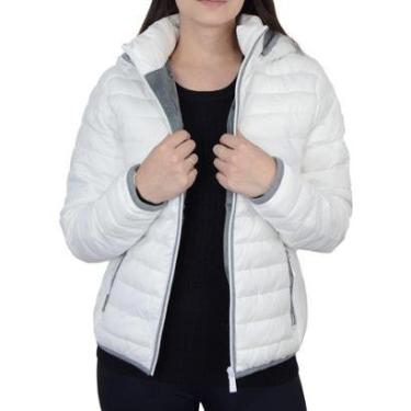 Imagem de Jaqueta Feminina Alpelo Fake Down Peluciada Branca - 200257-Feminino