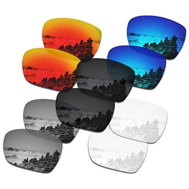 Imagem de SmartVLT Conjunto de 5 lentes de reposição masculinas para óculos de sol Oakley Deviation pacote combo S01