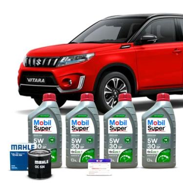 Imagem de Kit Troca de Oleo 5w30 e Filtro Suzuki Vitara 1.4 16V 2016 A 2022