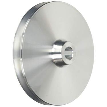 Imagem de March Performance 513 Polia de direção hidráulica de alumínio transparente com revestimento em pó com chaveta