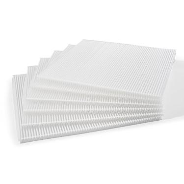 Imagem de OlitAir Pacote com 8 meios de filtro substituíveis para MERV 13 de 12 x 12 x 1