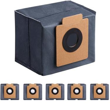 Imagem de Sacos de pó para aspirador de pó Eufy X10 Pro Omni Robot e X8 Pro com estação autovazia, grande capacidade, pacote com 6