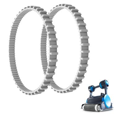 Imagem de (Pacote com 2) Trilho de limpeza de piscina cinza - 30,5 cm x 30,5 cm x 2,5 cm para modelos de limpeza de piscina de 2006 até o presente número de peça 3295-133 Código do fabricante 9985006-R2