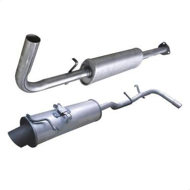 Imagem de Kit Escapamento Abafador + Traseiro Gol G3 1.0 8v 1999 2005 - ScapJá