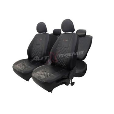 Imagem de Capa para Banco Diamantada Couro Celta Prisma Onix Agile 2000 a 2019 -