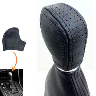 Imagem de Capa Couro Manopla Câmbio Automático Tiguan 2011 2012 2013 2014 2015 2