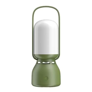 Imagem de Alto-falante portátil Bluetooth sem fio para acampamento ao ar livre luz colorida atmosfera luz reprodução de música,Green