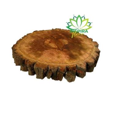 Imagem de Bolachão De Madeira De 30cm Rústico Tábua Churrasco Decoração - Inspir