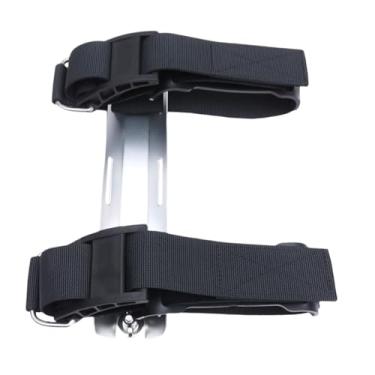 Imagem de Aymzbd Suporte de Placa Traseira para Mergulho Autônomo Suporte de Placa Traseira Suporte para Garrafa Suporte de Cilindro de Gás de Nylon para Mergulho Livr, Prata