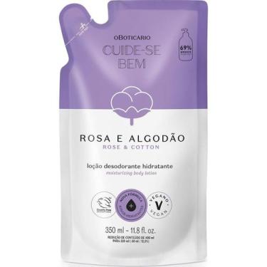 Imagem de Refil Hidratante Cuide-Se Bem Rosa E Algodão 350Ml O - O Boticario