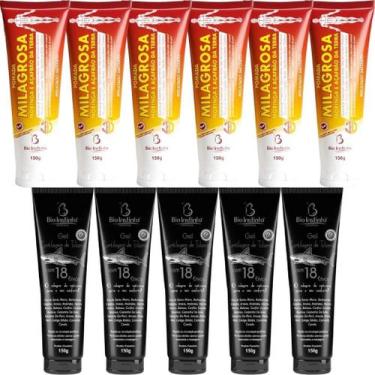 Imagem de Revenda Atacado 6 Pomada Massageadora Milagrosa 150g + 5 Gel Cartilage