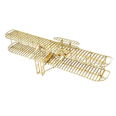 Imagem de Balsa Wood Airplane Kits- Wright Brothers Flyer DIY Wooden Models Plane Construction Set, Laser Cut Aircraft Model Kit 3D Puzzles for Adults, Perfect Brain Teaser Jigsaw Puzzle for Home Decor