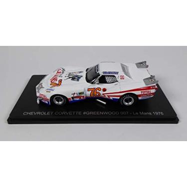 Imagem de OPO 10 - Car Compatible with Chevrolet Corvette Greenwood 007 Le Mans 1976 - Greenwood Darniche - Spark 1/43 for Hachette Japon (LM11)