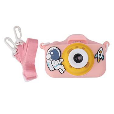 Imagem de Câmera Infantil, Câmera Infantil 20MP para Meninos e Meninas Presente de Aniversário Com Gravador de Vídeo G 080P 2in IPS e e CameraKids Selfie CameraToddler (Róseo)