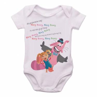 Imagem de body nenê criança roupa bebê  Divertidamente elefante - Empório Dutra,