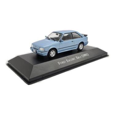 Imagem de Miniatura Ford Escort Xr3 1991 Azul Inesquecíveis 1:43 - Planeta Deago