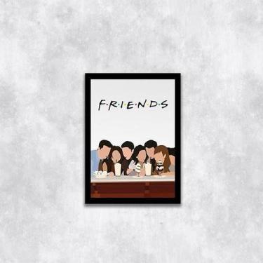 Imagem de Quadro Decorativo Seriado Friends 45x34cm - com vidro - Quadros On-lin