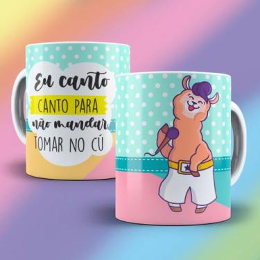 Imagem de Caneca Lhama Irritada Teu Cu Porr@ Caralh@ Diversos Modelos Insulto Ir