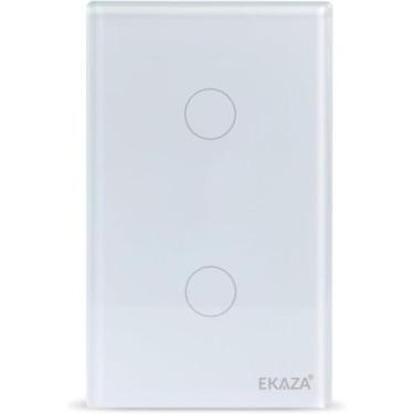 Imagem de Interruptor Inteligente Touch Zigbee Ekaza 2 Botão Alexa