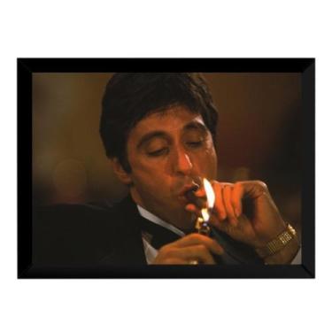 Imagem de Quadro Al Pacino Scarface Tony Montana Poster Moldurado - Fanarte