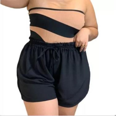 Imagem de Shorts Bermuda Plus Size Duna Moda Grande Tecido Leve G1 G2 G3 - On.sh