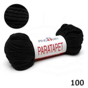 Imagem de Lã Paratapet Pingouin 100g, 0100 PRETO