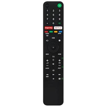Imagem de Controle remoto de substituição RMF-TX500P para Sony TV XBR-65X850G XBR-75X90CH XBR-55X950G XBR-55X90CH XBR-49X950H XBR-75X900H XBR-55X850G XBR-75X850G XBR-75X850G 55A8H XBR-85X90C KD-55X75CH