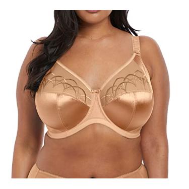 Imagem de Elomi Sutiã feminino plus size Cate cobertura total com aro, avelã, 42JJ, Avelã, 42JJ