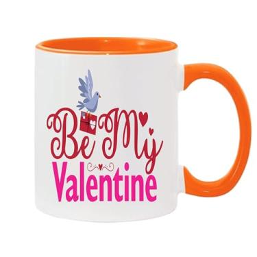 Imagem de SpreadPassion Caneca de café Be My Valentine, presente para namorado e namorada, presente de dia dos namorados, presente para amante dos namorados, presente para marido e esposa, ideia de presente de