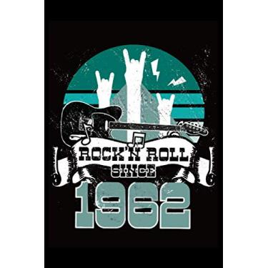 Imagem de Rock'n Roll Since 1962: Dotted Journal for Note-Taking, Planning, Schedule, Appointments, Journaling, Drawing or Scrap Booking - Birthday Gift Idea for Rock Music Fans s Born in 1962