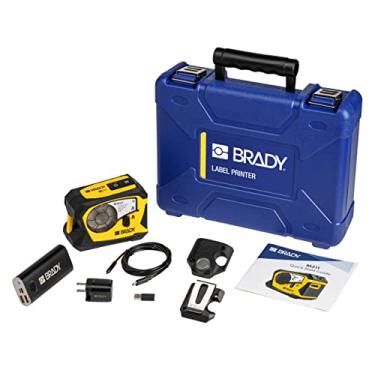 Imagem de Brady Kit de Impressora de Etiquetas Bluetooth Portátil M211 (M211-Kit), Amarelo/Preto