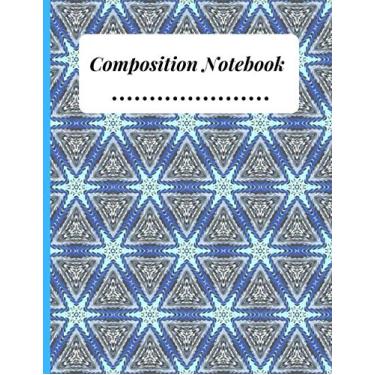 Imagem de Composition Notebook: Pattern Spiral Triangle Composition College Ruled Line paper Notebook Lined Journal/Notebook to write in 120 Pages (6" X 9")
