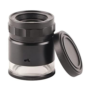 Imagem de Lupa de Joalheiro Iluminada 10X, Lupa de Joalheiro Recarregável, Lupa 10X Com 6 LEDs, Lupa de Joalheiro LED de Campo Recarregável de 28 Mm, Inspeção de Joias, Coleta de Selos,