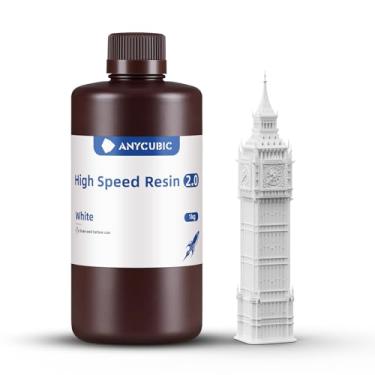 Imagem de ANYCUBIC resina de impressora 3D de alta velocidade 2.0, imprime até 3x mais rápido, especial para série anycubic photon mono m5s/m7, aplica-se especialmente a modelos de impressão 3D de tam