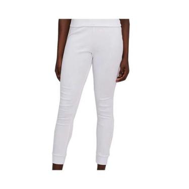 Imagem de Ceroula Hering Feminina 100% Algodão 7702 Branco, XXG, Branco