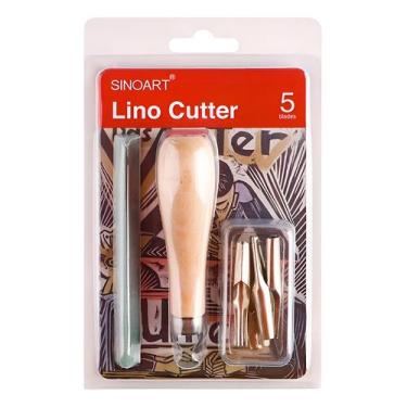 Imagem de Goiva para Lino e Xilogravura Sinoart 07 Peças Sft0147