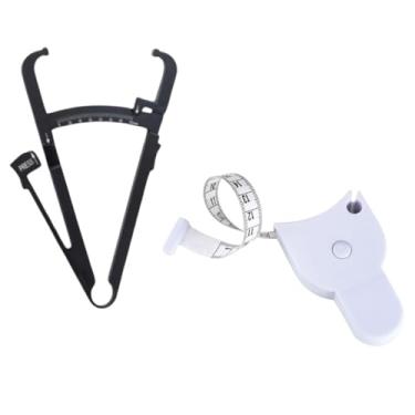 Imagem de Kit Fita Métrica Corporal Medida E Adipômetro Clínico Analógico Plicômetro Imc Para Avaliação Física