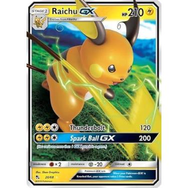 Imagem de Pokemon – Raichu GX 20/68 – Hidden Fates – Ultra Rare – Holo - Single Card