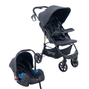 Imagem de Carrinho de Bebê Com Bebê Conforto Startravel - Maxi Baby, Preto