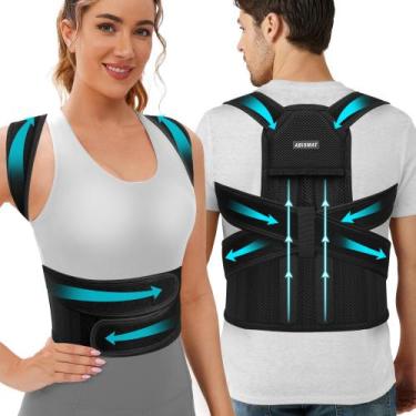Imagem de Corretor de Postura Abismat - Back Brace Atualizado para Homens e Mulh