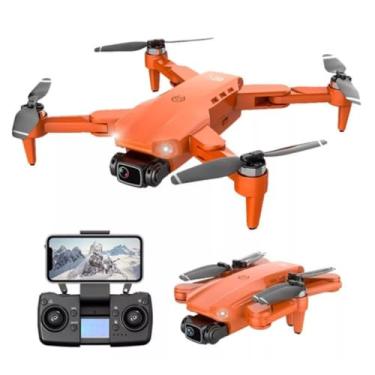 Imagem de Drone com Camera 4k L900 Pro Full HD GPS WIFI FPV Transmissão em Tempo Real Brushless 1,2km Profissional Com Box - Laranja com 1 Bateria