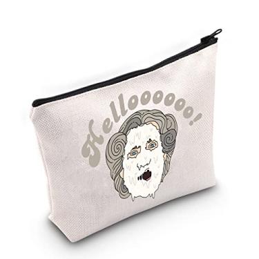 Imagem de WZMPA Funny Mrs Cosmetic Makeup Bag Robin Fans Gift Helloooo Makeup Zipper Pouch Bag For Friend Family, Helloooo, Bolsa