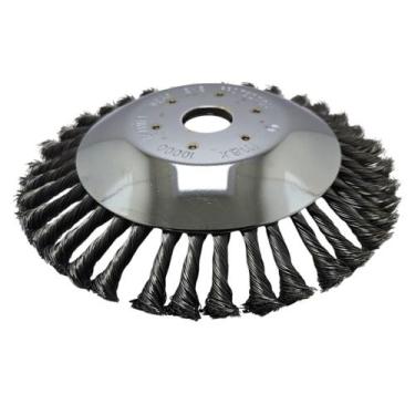 Imagem de Escova De Aço Para Roçadeira Tira Ferrugem Mato 200mm Classico - Anabi