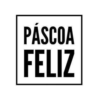 Imagem de Carimbo Artesanal Páscoa Feliz - G - 6,0x6,5cm - Cod.RI-077 - Rizzo Co