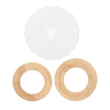 Imagem de Coador de café premium com base de madeira – Filtro de café de vidro reutilizável para casa e escritório